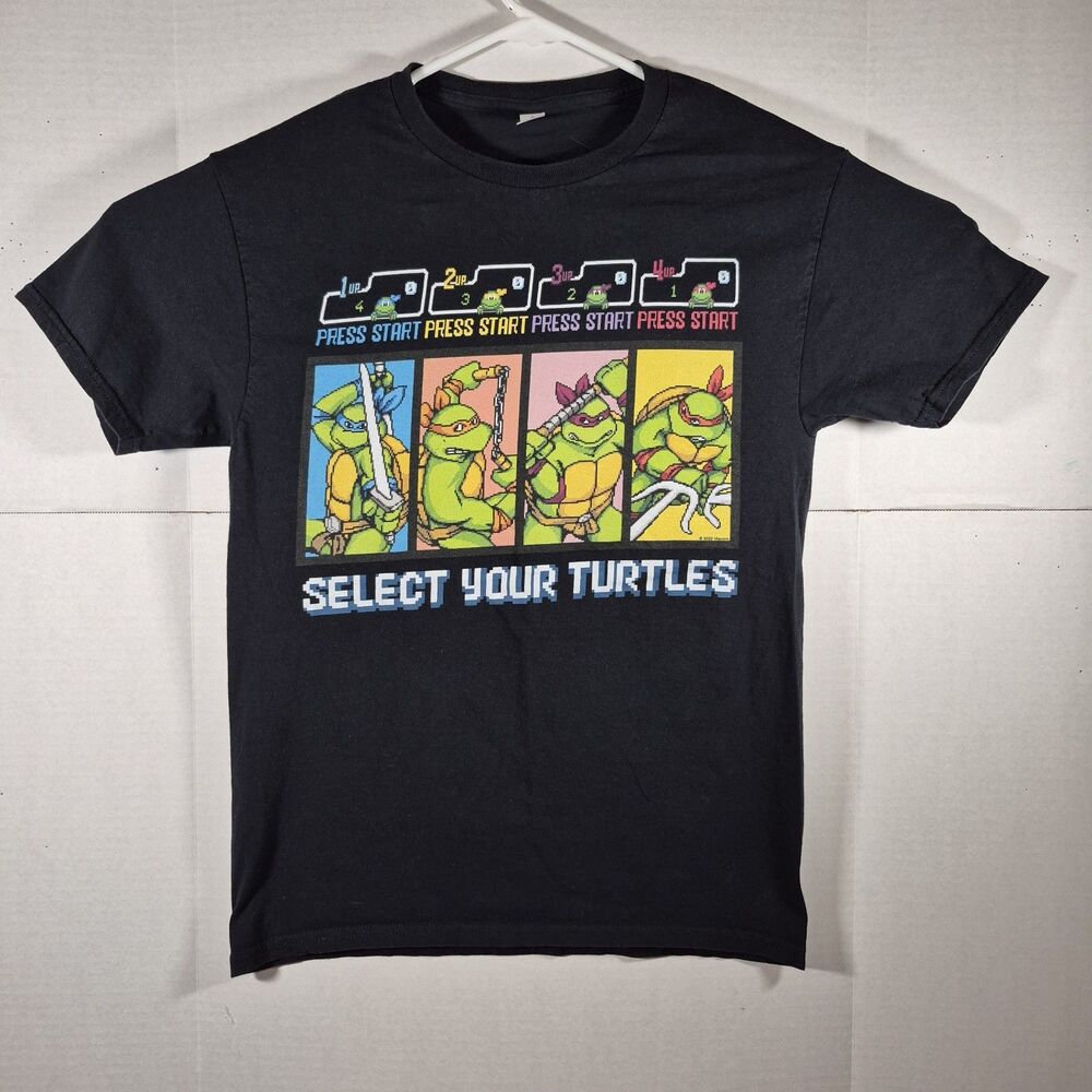 TMNT Select Your Turtles T-Shirt M SIZE Black 157